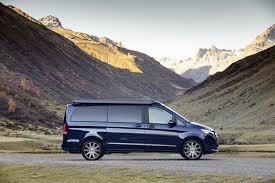 Mercedes Refreshes The V Class Van And Camper Vans In 2020 Mercedes Small Camper Vans Camper Van