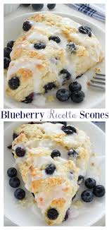 Blueberry Ricotta Scones Baker By Nature Recipe Food Scone Recipe Recipes