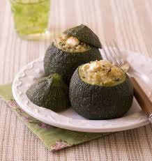 Courgettes Rondes Farcies Au Chevre Et Quinoa Recette Recette Avec Courgette Recettes De Cuisine Recette Courgette Ronde