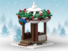 Moc Winter Village Gazebo Lego Unfortunately we don't have the pdf of these instructions. moc winter village gazebo lego