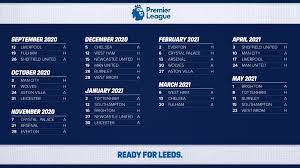The official manchester united website with news, fixtures, videos, tickets, live match coverage, match. Leeds United On Twitter Your 2020 21 Premier League Fixtures Weareback