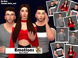 Meaningful stories is a mod pack that redesigns the mood and emotions system of the sims 4. Beto Ae0 S Emotions Pose Pack