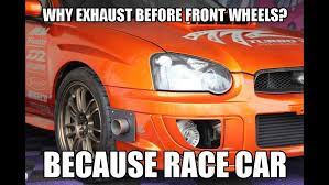 Why Exhaust Before Front Wheels Because Racecar Race Cars Because Race Car Subaru Impreza