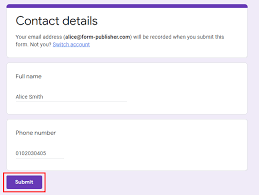 How To Collect Email Addresses From Each Submission Documentation Form Publisher Support