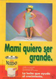 En artesanías de quito les tenemos el regalo perfecto para cualquier ocasión. I Choose This Ad It An Old One The Use A Green For The Fonts And They Add Also Picture For The Small Girl That Shows The Nio Milk G Ads