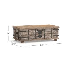 Repeat on the edges of the legs and patches on the surface of the table to mimic the effects. Kaplan Reclaimed Wood Lift Top Coffee Table Pottery Barn