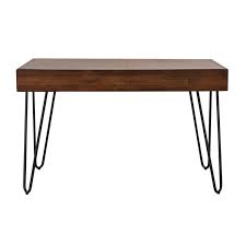 Vidaxl solid teak wood coffee table with glass top couch end side accent sofa. 50 Off World Market World Market Metal Flynn Hairpin Desk Tables