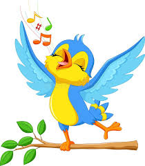 Foto Acerca Ejemplo Del Vector Del Pajaro Lindo Que Canta Ilustracion De Griterio Cubo Aviso 66170653 Cartoon Birds Cute Birds Art Drawings For Kids