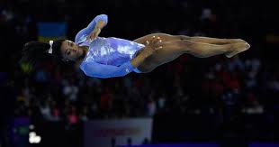 'she's gonna be okay.' simone biles's birth mother says her daughter will land on her feet after the olympic gymnast announced she was pulling out of the team final 'to focus on her mental health.'. Pause Rewind Play The Incredible Simone Biles Has Four Gravity Defying Skills Named After Her