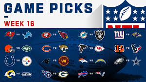 * tentative flex schedule game, start time is subject to change. Week 16 Game Picks Nfl 2020 Youtube