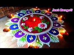 Big Rangoli For Diwali Colourful Attractive And Beautiful Rangoli Design For Diwa Rangoli Designs Flower Free Hand Rangoli Design Easy Rangoli Designs Diwali