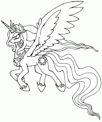 Color online with this game to color my little pony coloring pages and you will be able to share and to create your own gallery online. 14 Pics Of Princess Celestia Coloring Pages To Print My Little Coloring Home