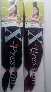 Expression Lagos Braids Plaits Twist Xpression Hair Extension Already Pulled Braids Plaits Expression Xpression Hair Braids Hair Extensions