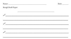 A rough outline or a rough draft is used to list down all the necessary information needed to create a document in an organized manner. Rough Draft Papers
