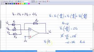 Electrotutorial 848 Opamp Ds 03 Amplificador Sumador Inversor Youtube