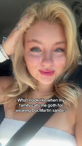 Wearing Sandals Goth