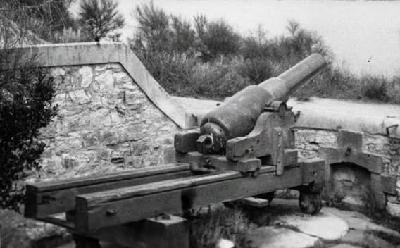 Gardner's Battery in Gibraltar with 7-inch Armstrong rifles