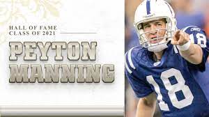 In front of 17,021 fans at tom benson hall of fame stadium, peyton manning. 8smpk15pnigajm