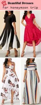 Beautiful Flare Dress For Honeymoon Vacations Honeymoon Travel Outfit Liligal Dresses Womenswear Womensfa Honeymoon Dress Honeymoon Outfits Travel Dress