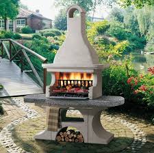 Garden Grill Outdoor Cooking Grills Wood Charcoal Barbecue Garden