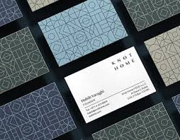 Most business cards are printed on 80 lb cover weight cardstock (215 grams per square meter), while some businesses prefer more durable paper up to 110 lb (200 gsm). Knot Home Http Alphi Xyz Webdesign Peine Ilsede Denver Hannover Braunschweig Logo Design Branding Business Cards Name Card Design Identity Design Logo