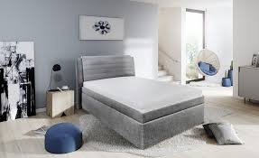 Revor® boxspringbetten berlin in halensee. Polsterbettgestell York Grau 120x200 Cm Sconto