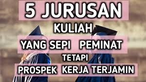 Maybe you would like to learn more about one of these? Jurusan Kuliah Sepi Peminat Tapi Peluang Kerja Besar Youtube