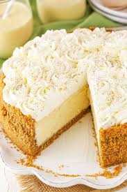 Easy Eggnog Cheesecake Recipe The Best Eggnog Dessert For Christmas Recipe Easy Eggnog Cheesecake Holiday Cheesecake Eggnog Cheesecake Recipe