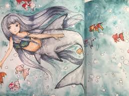 Check spelling or type a new query. Pop Manga Mermaids And Other Sea Creatures Using Watercolor Markers Manga Coloring Book Manga Mermaid Pop Manga