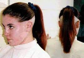 I M Just Shaving My Neck For Maximum Effect Celebrities With Nose Piercings Shaved Girls Undercut Ponytail