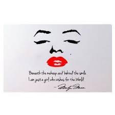 Marilyn Monroe Wall Decal Decor Quote Face Red Lips Large Nice Sticker Marilyn Monroe Quotes Lips Quotes Red Lip Quotes