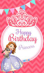 Happy Birthday Princess Happy Birthday Princess Birthday Wishes For Kids Birthday Wishes Cards