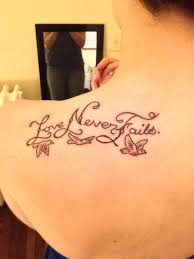 Love Never Fails Tattoo New Love Future Tattoo Tattoo Designs Tattoo Tattoo Fails Tattoo Designs Tattoos