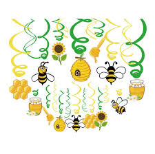 Bees and honeycombs decoration this bullet journal motivational page created by @journaling.jenna. Amazon Hot Sale Bumble Bee Party Decorations Pvc Foil Swirs Decor For Bumble Bee Themed Birthday Party Buy Bumble Bee Birthday Party Bumble Bee Themed Birthday Party Bee Themed Birthday Party Product On