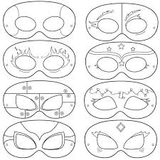 You will need a pdf reader to view these files. Superhero Masks Printable Coloring Masks Coloring Mask Superhero Masks