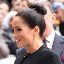 Meghan wore a gorgeous navy dress to celebrate the queen's 92nd birthday. The Evolution Of Meghan Markle S Hair Over The Years Allure