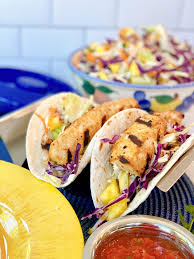 Mix all ingredients in a medium size bowl until throughly combined. Easy Grilled Fish Tacos With Zesty Pineapple Coleslaw