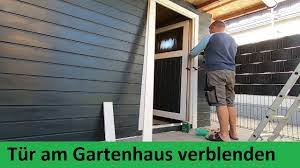 Allerdings sollten sie dabei auch auf einige dinge achten: Blenden Anbringen Gartenhaus Holztur Verkleiden Youtube