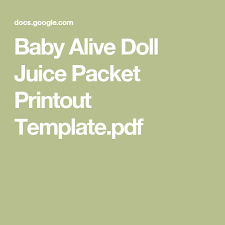 They can eat up to 84 pounds. Ilmu Pengetahuan 3 Printable Baby Alive Food Packets Printables