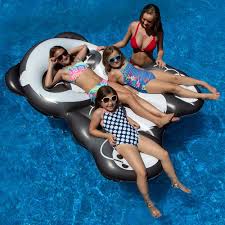 Hire a pool contractor near me. Swimline Panda Pool Float 90741 The Home Depot