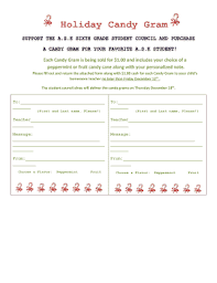 See more ideas about candy cane, christmas printables, christmas holidays. Holiday Candy Gram Template Fill Online Printable Fillable Blank Pdffiller