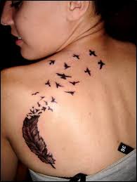 Bird Tattoos For Guys On Neck Feather And Bird Tattoo Dove Tattoo Design Feather Tattoo Neck Tattoo