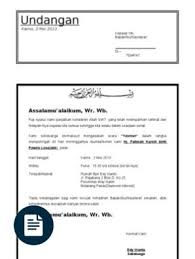 Surat Undangan Tahlil 40 Hari Doc Pendidikan Undangan Templat Undangan