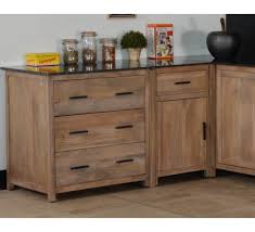 Meuble bas de cuisine 1 porte 40 cm gris dieppe. Meuble Bas De Cuisine En Bois Et Plateau En Pierre Grand Chef 7739