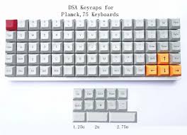 Us 25 9 Dsa Keycaps For Planck Xd75 Rgb75 Ortholinear Keyboards For Cherry Mx Switches Of Mechanical Keyboard Free Shipping In Keyboards From