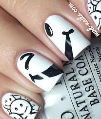 Black And White Smiley Face Nails Nails Acrylic Nails Coffin Short Pretty Nails