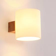 Pair art deco opalescent glass wall lights sconces ezan france 1930. Northern Europe Modern Glass Wall Lights Wood Art Deco Living Room Dining Room Hallway Wall Sconce 6111560 2021 47 70