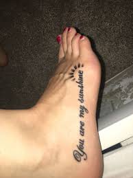 You are my sunshine my only sunshine… #miami, he captioned the … york rangers game with joe jonas john stamos continues to troll the jonas brothers with tattoo of nick jonas' face related articles … Foot Tattoo You Are My Sunshine Tattoo Design