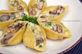 Conchiglioni Farcis Au Lard Champignons Et Reblochon Recettes De Cuisine Conchiglioni Farci Conchiglioni