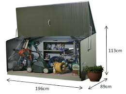 Trimetals Fahrradbox Geratebox Aufbewahrungsbox Storeguard Anthr Mygardenhome Fahrradbox Aufbewahrungsbox Fahrradgarage